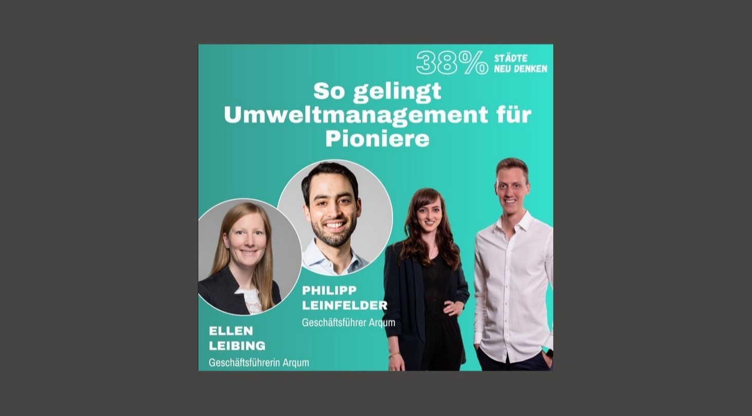Ellen Leibing & Philipp Leinfelder im Podcast von "38 % Städte neu denken"