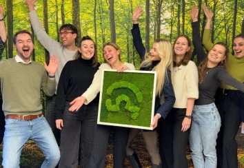 Das Arqum-Team in Frankfurt freut sich über das neue Büro