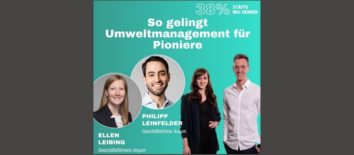Ellen Leibing & Philipp Leinfelder im Podcast von "38 % Städte neu denken"